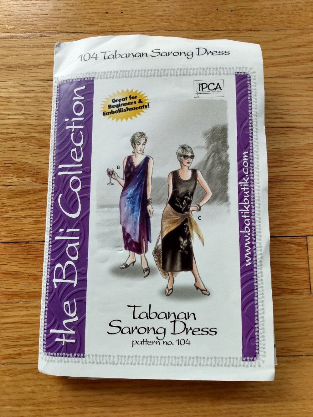 Tabanan Sarong Dress Sewing Pattern by Bali Collection Size XS to XXXL